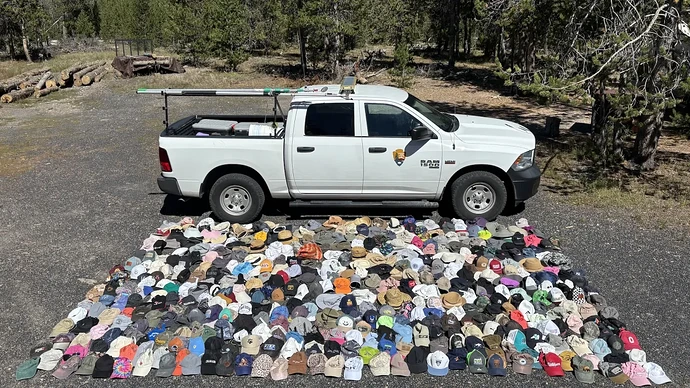 Yellowstone has already pulled 280 hats out of its thermal areas this year